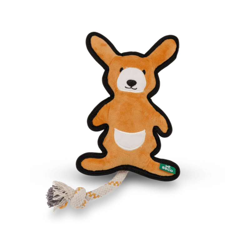 Beco Rough & Tough Recycled Dog Toy - Kangaroo