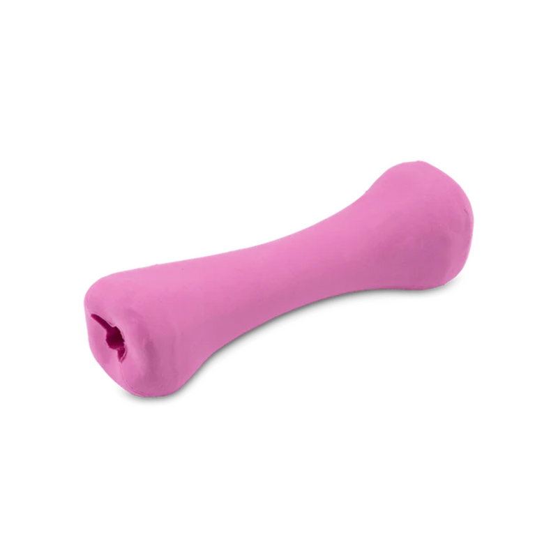 Beco Natural Rubber Bone Dog Toy - Pink