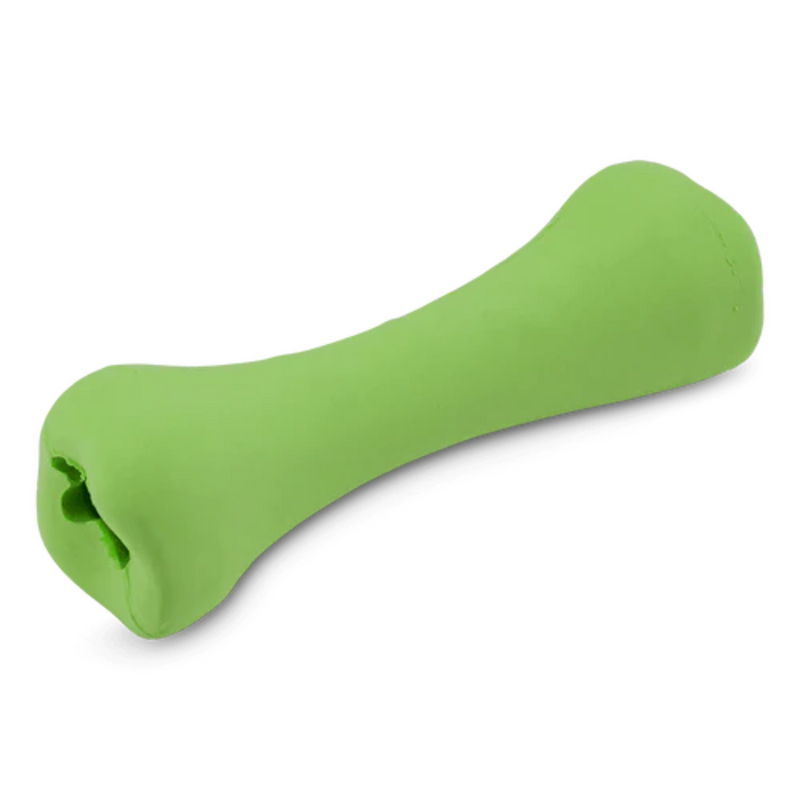 Beco Natural Rubber Bone Dog Toy - Green