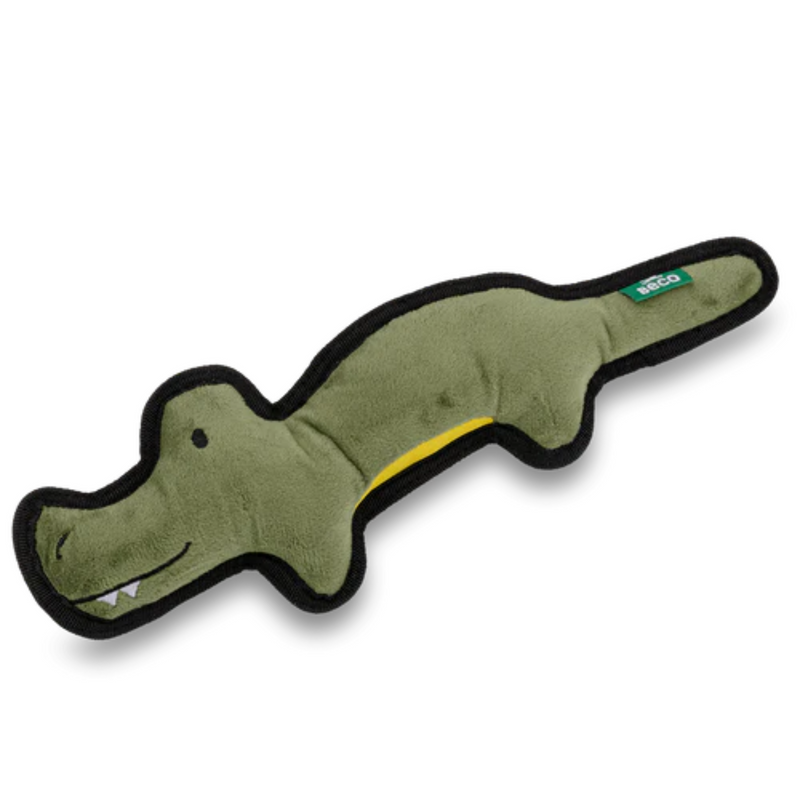 Beco Rough & Tough Recycled Dog Toy - Crocodile