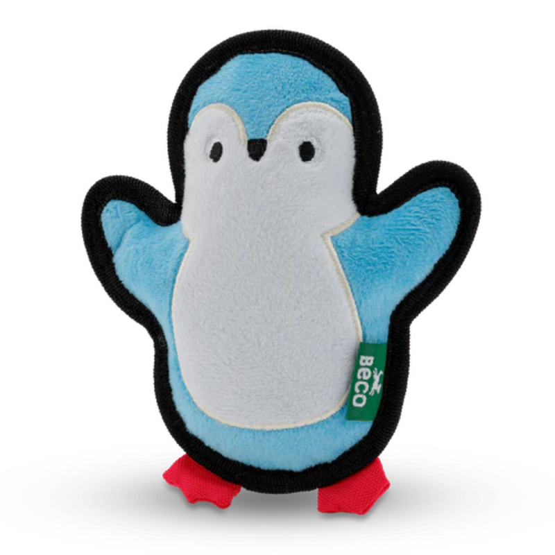 Beco Rough & Tough Recycled Dog Toy - Penguin
