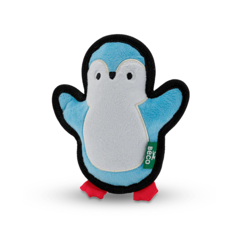 Beco Rough & Tough Recycled Dog Toy - Penguin
