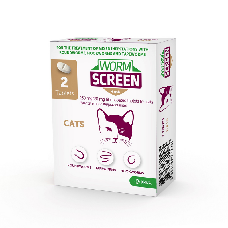 WormScreen Cats 2 Tablets