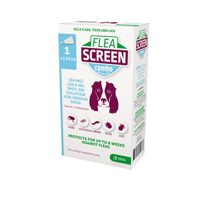 FleaScreen Combo Medium Dog - 1 Pip