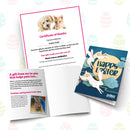 Happy Easter Cartoon card and certificate