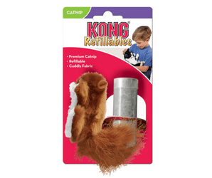 Kong Catnip Refillable Squirrel