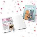 Mr & Mr Love Cats Card Open