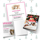 Not a creature was stirring card and certificate