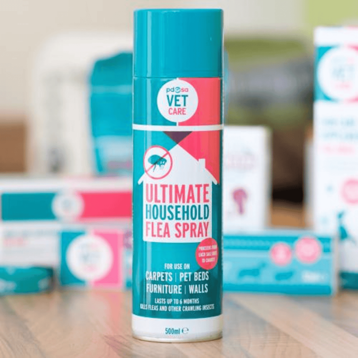 Flea Spray Treatment for Home - PDSA Vet Care Approved – PDSA Pet Store