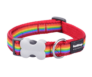 Red Dingo Rainbow Dog Collar