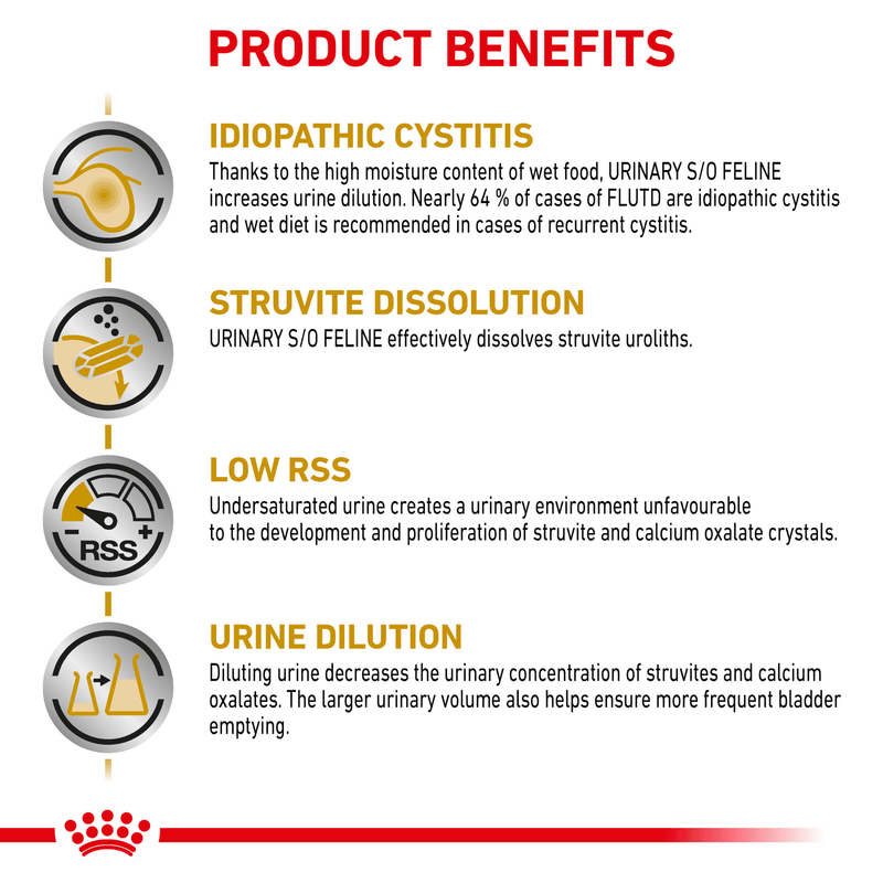 ROYAL CANIN® Urinary S/O Morsels in Gravy Adult Wet Cat Food