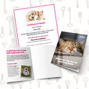 Wherever I Lay My Cat card and certificate