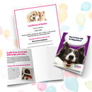 You're How Old In Dog Years Card and Certificate