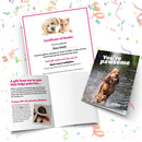You're Pawsome card and certificate