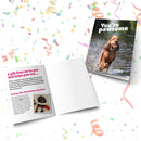 You're Pawsome card open